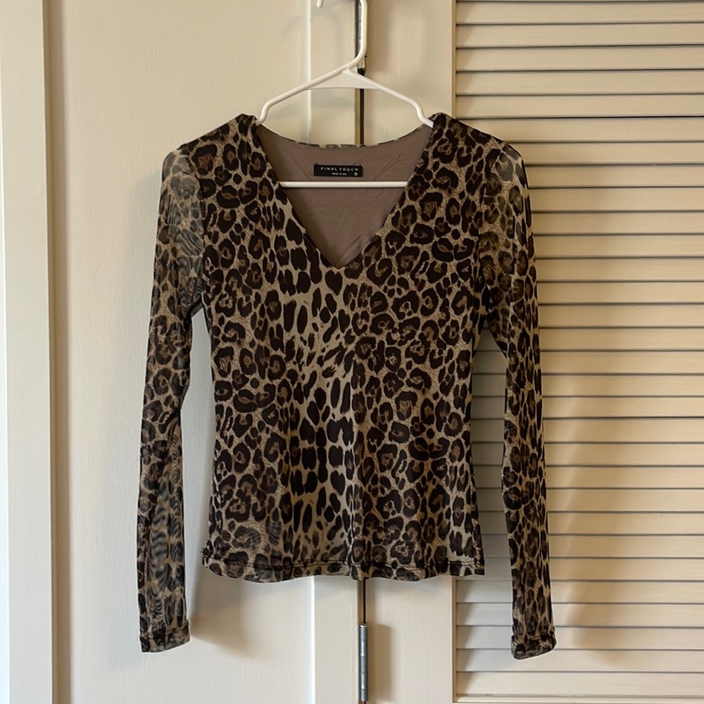 Leopard longsleeve Tee